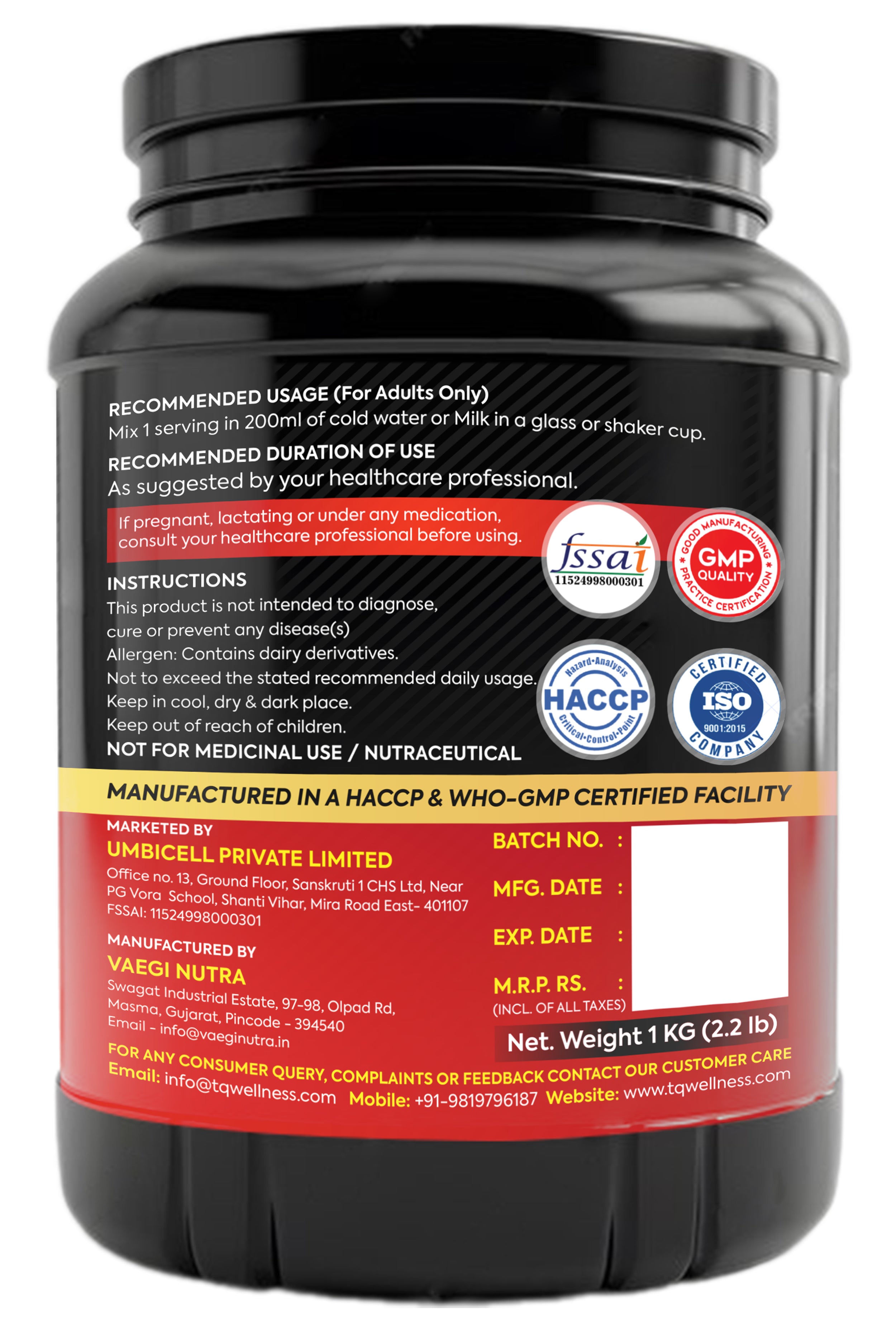 TQ WELLNESS WHEY PROTEIN
